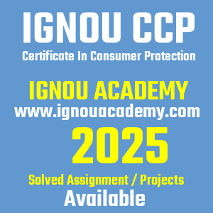 IGNOU CCP SOLVED ASSIGNMENT 2025